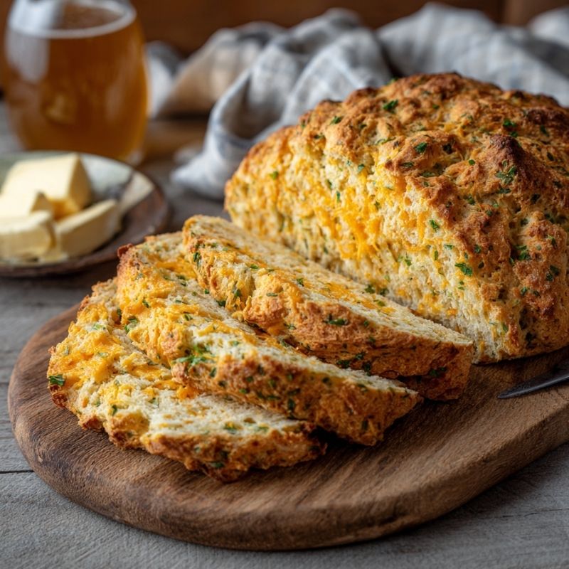 Hearty Cheddar And Herb Soda Bread