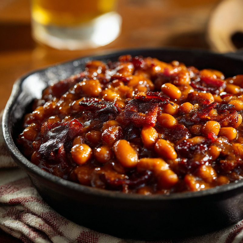 Bold Root Beer Baked Beans