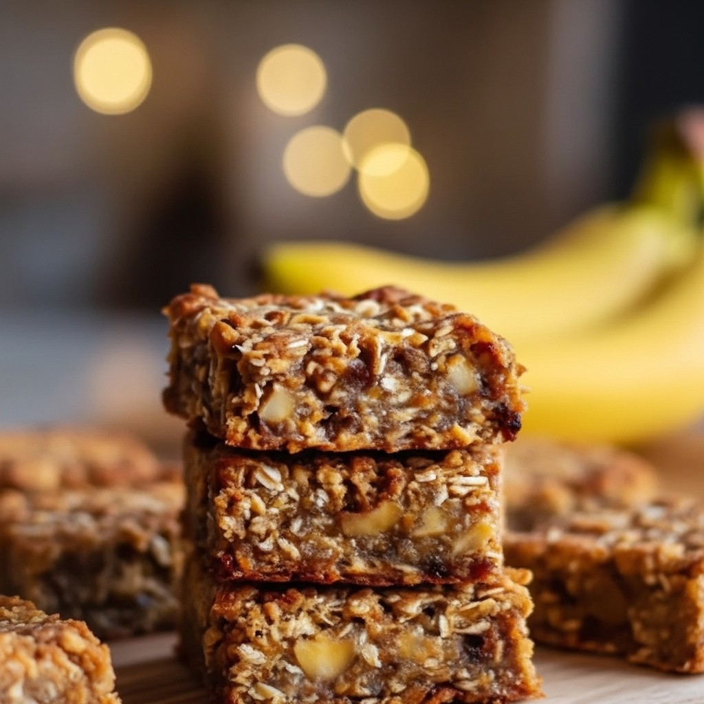 Irresistible Banana Oatmeal Bars