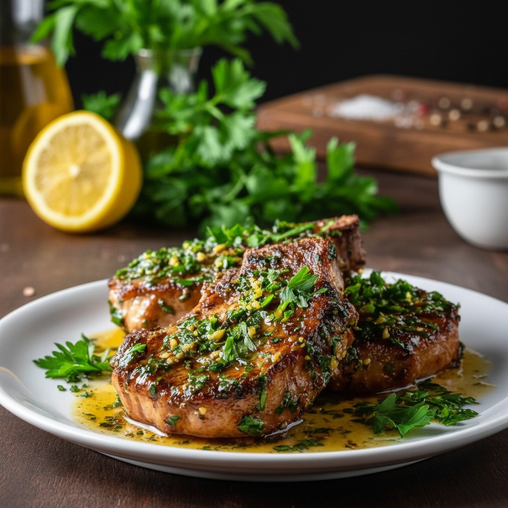 Delicous Sicilian Pork Chops