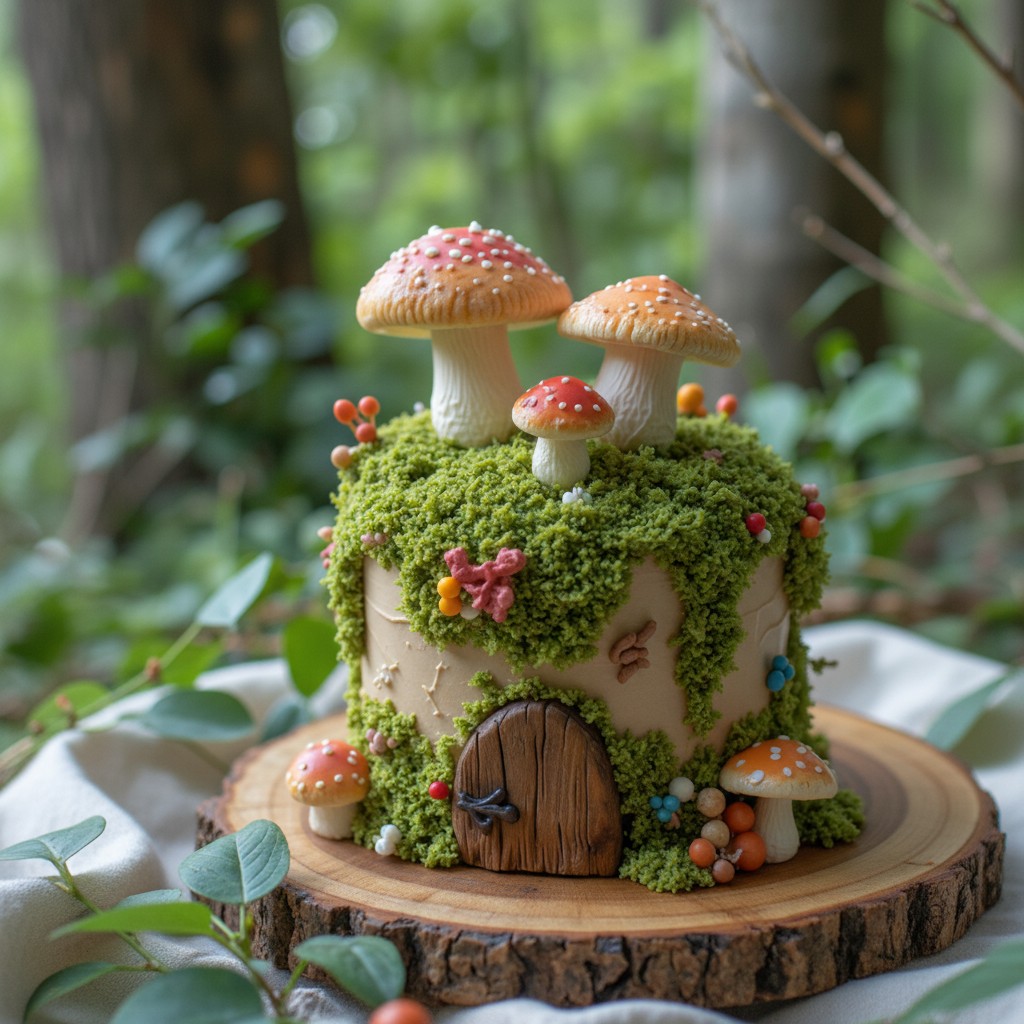Magical Mushroom Cake