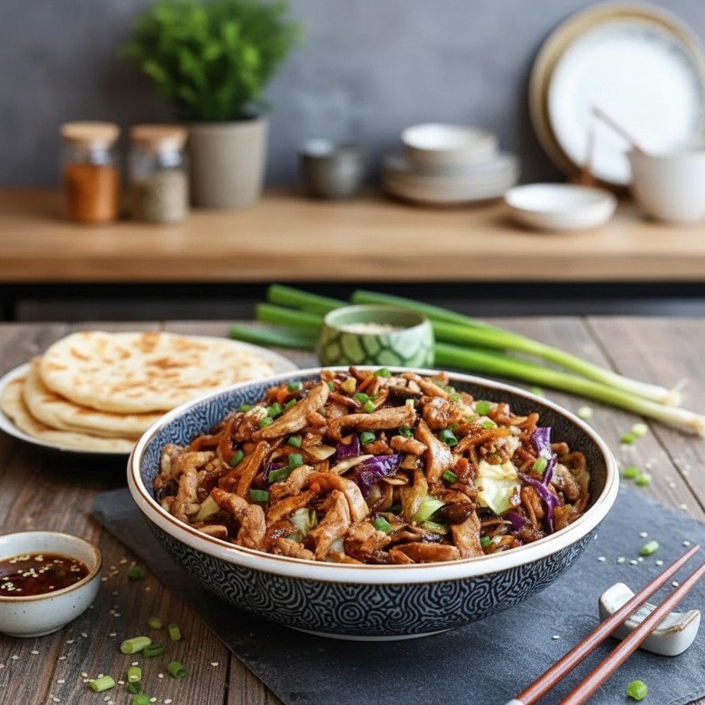 Flavorful Moo Shu Pork