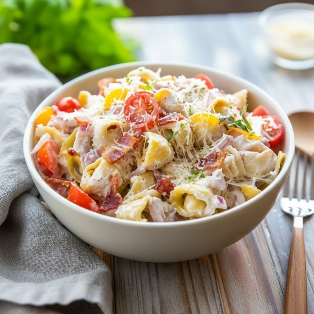 Creamy Grinder Tortellini Salad