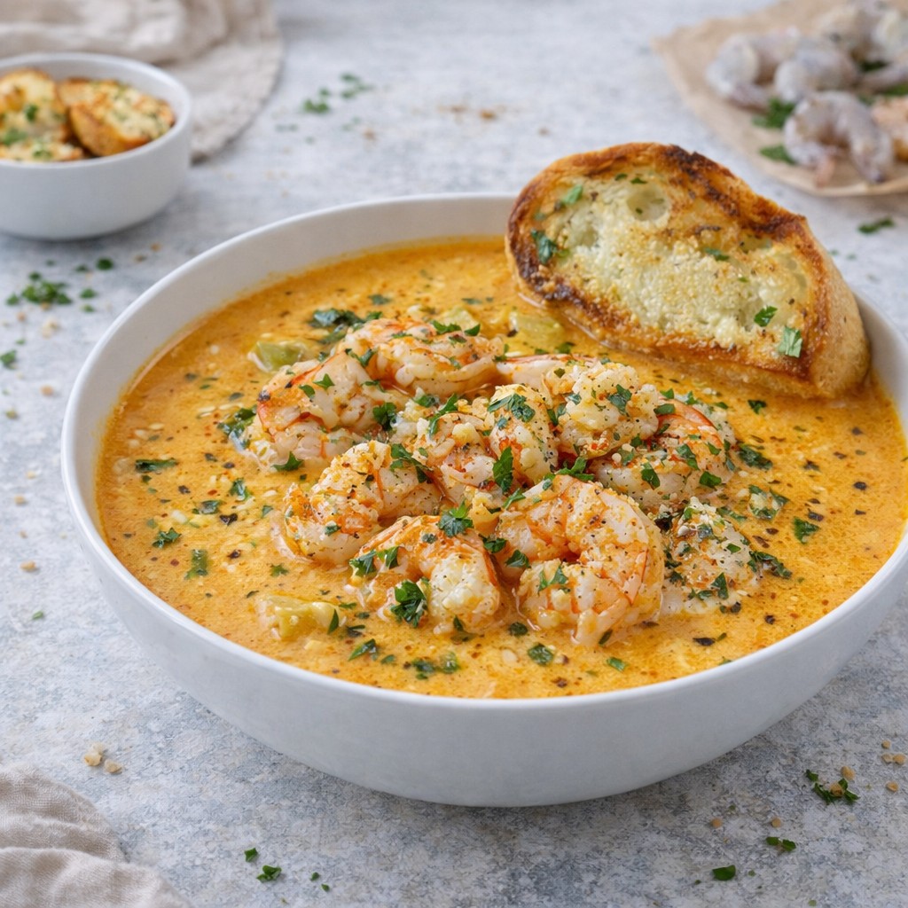 Crab And Shrimp Seafood Bisque