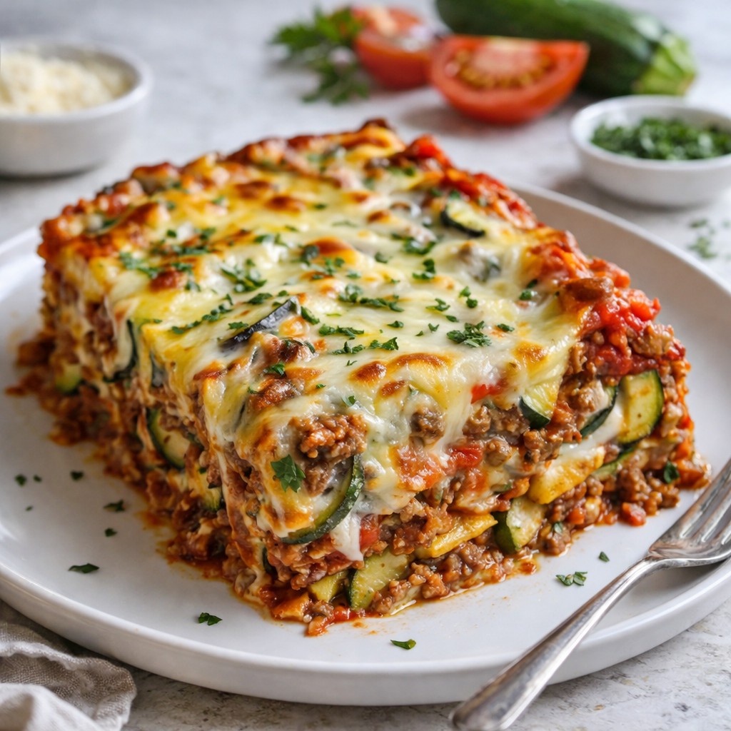 Cozy Zucchini Pizza Casserole