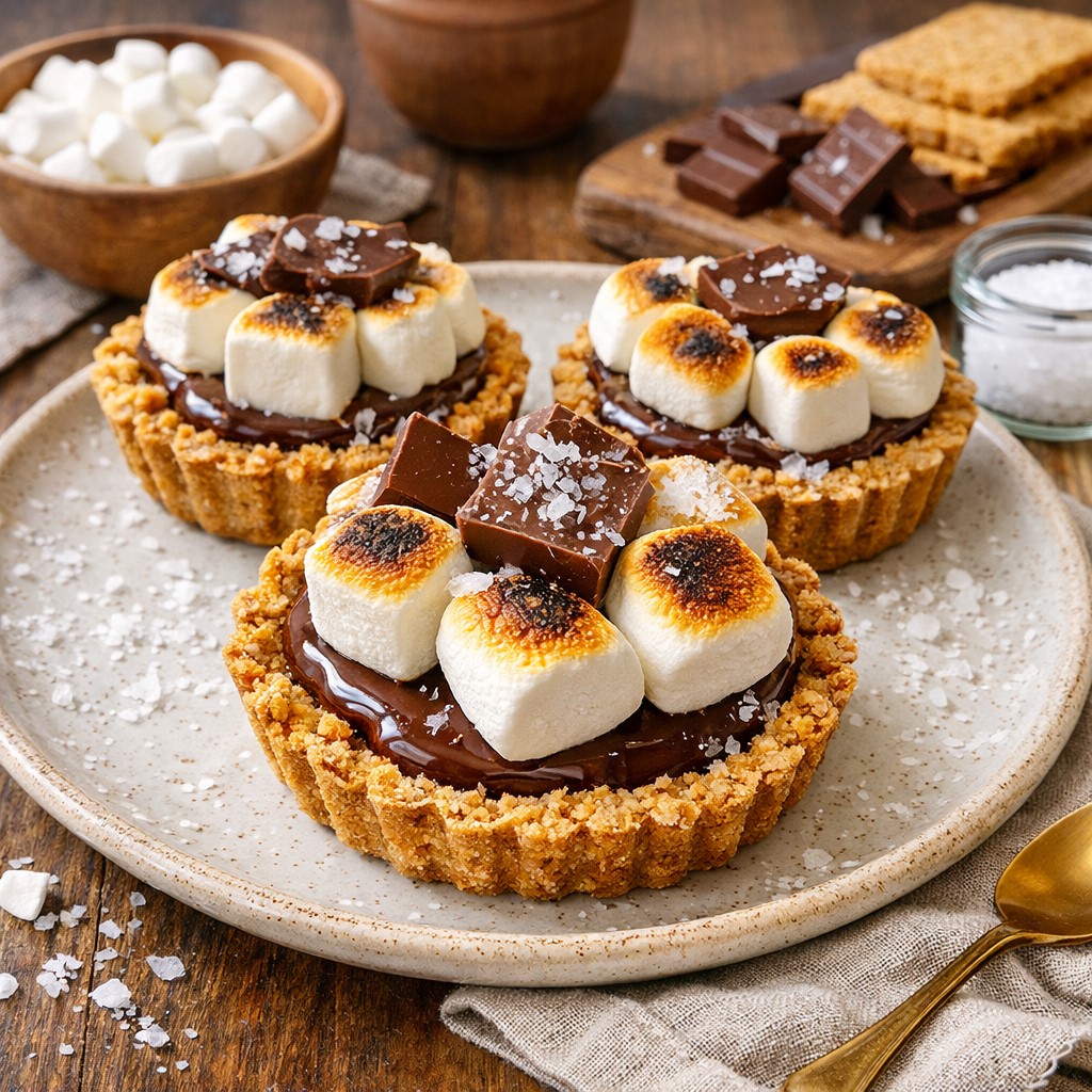 Gooey Mini S’mores Pies