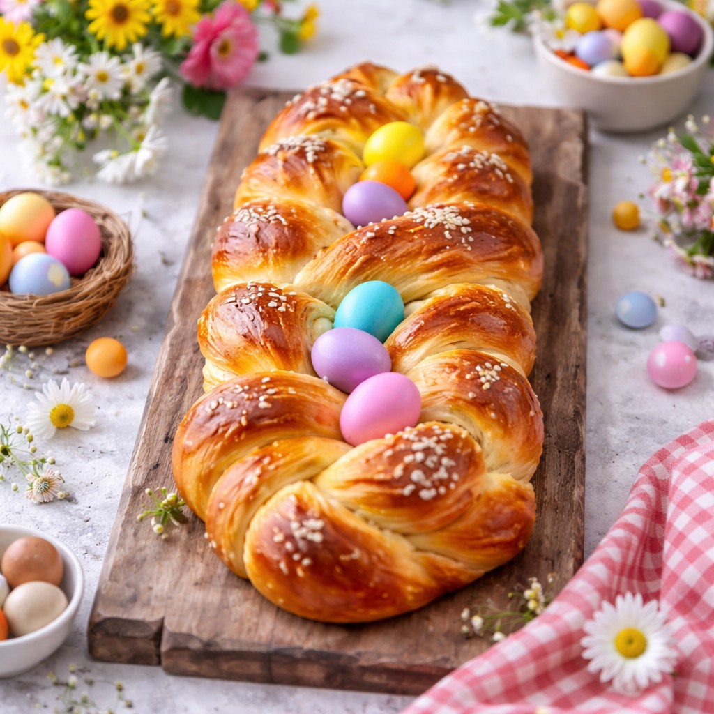 Traditional Italian Easter Bread